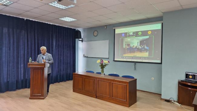 Выступление академика РАН Долгих Григория Ивановича